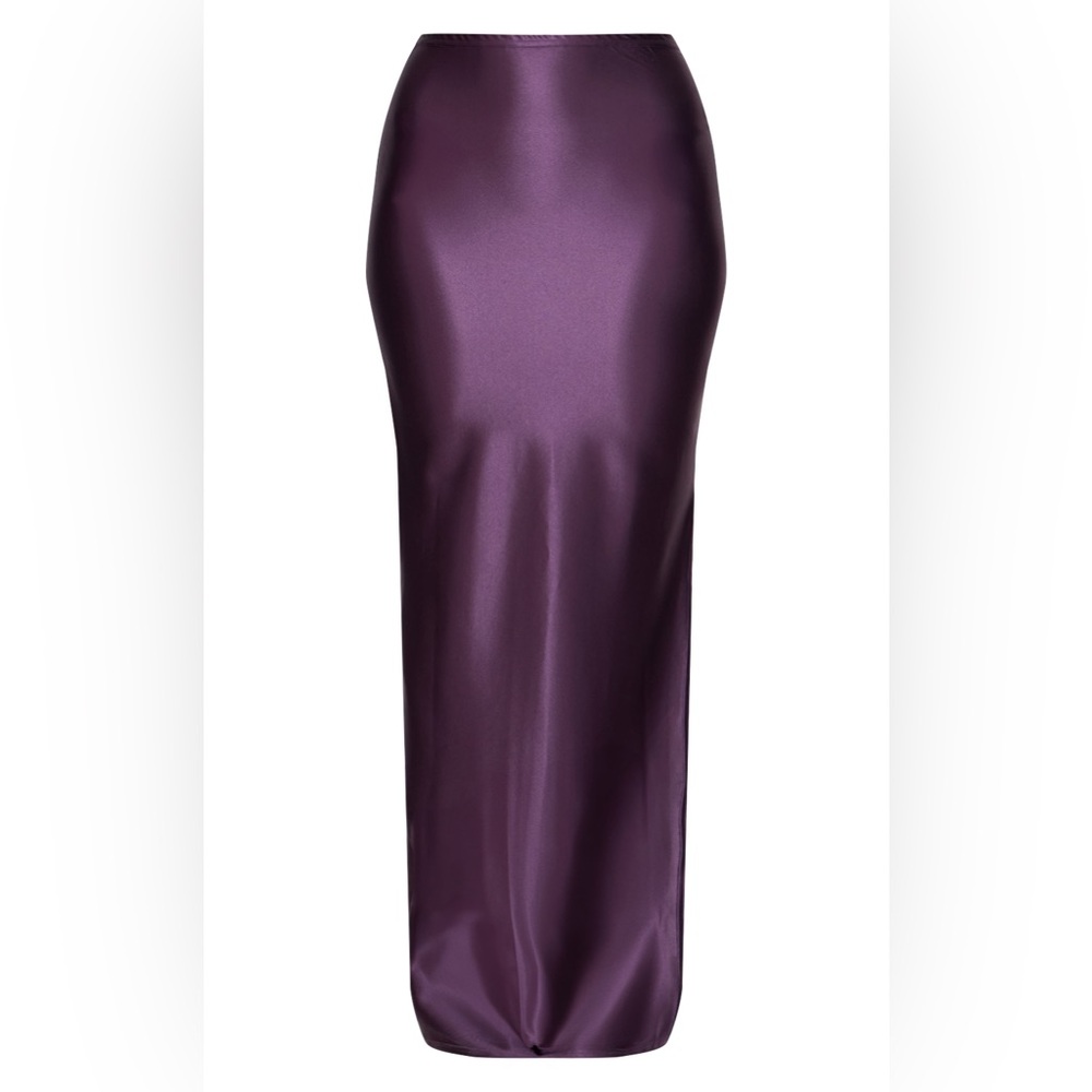 Plum Maxi Skirt - Picture 5 of 5